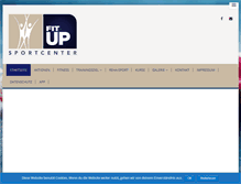 Tablet Screenshot of fitup-montabaur.de